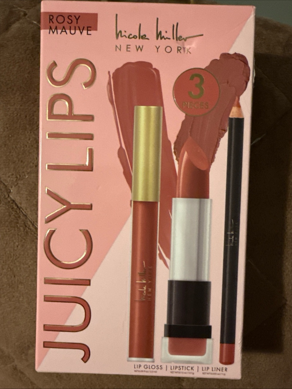 Nicole Miller Lip Trio - Rosy Mauve